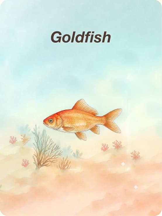 Fish card: Goldfish